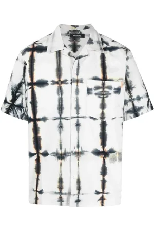Nahmias Overhemden, Heren, Groen, L, Katoen, Short Sleeve Shirts