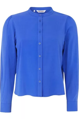 Soft Rebels Dames Lange mouw - Longsleeve shirts - Blauw - Dames
