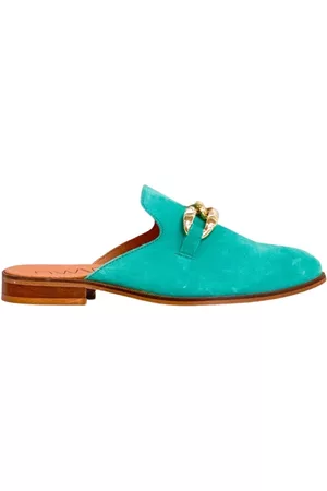 DWRS Dames Loafers - Instappers & Slip ons - Groen - Dames