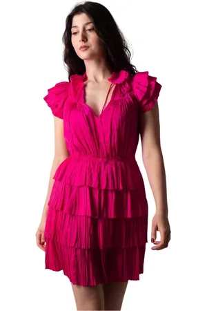 ULLA JOHNSON Kleedjes, Dames, Roze, M, Short Kleedjes