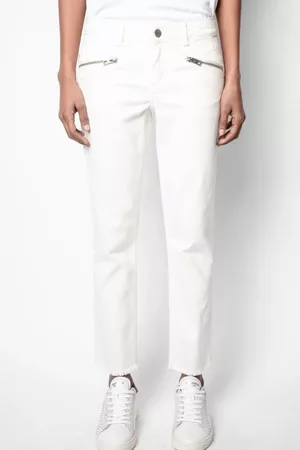 Zadig & Voltaire Dames Straight - Straight Jeans - Wit - Dames