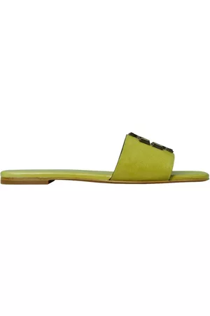 Tory Burch Dames Slippers - Slippers - Groen - Dames