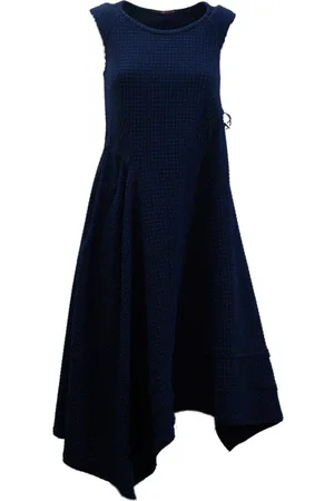 High Kleedjes, Dames, Blauw, M, Midi Kleedjes