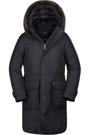 MOORER Jassen, Heren, Blauw, 4Xl, Polyester, Jassen