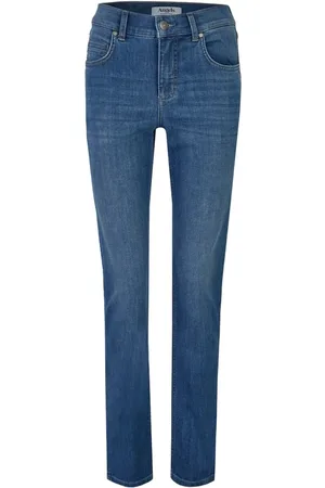 Angels Jeans, Dames, Blauw, L L30, Katoen, Skinny Jeans
