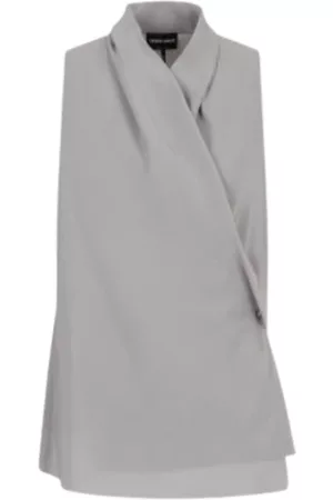 Giorgio Armani Tops, Dames, Grijs, S, Sleeveless Tops