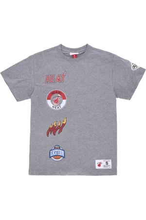 Mitchell & Ness Tops, Heren, Grijs, M, T-Shirts