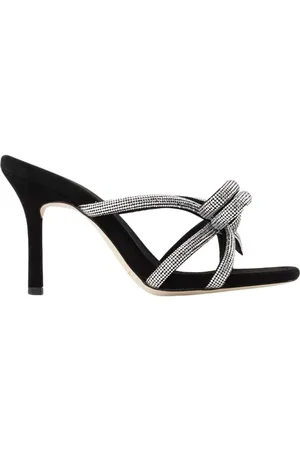 Loeffler Randall Schoenen, Dames, Zwart, 37 EU, Leer, High Heel Sandalen