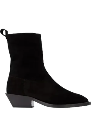 Aeyde Schoenen, Dames, Zwart, 37 EU, Leer, Leather boots