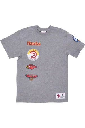 Mitchell & Ness Tops, Heren, Grijs, M, T-Shirts