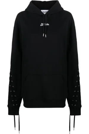 Jean Paul Gaultier Sweatshirts & Hoodies, Dames, Zwart, S, Katoen, Hoodies