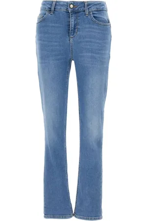 Liu Jo Jeans, Dames, Blauw, W31, Katoen, Slim-fit Jeans