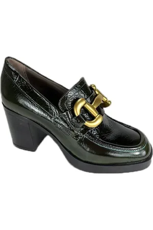 Mjus Schoenen, Dames, Groen, 38 EU, Schoenen Mocassin