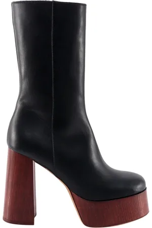 Gia Borghini Schoenen, Dames, Zwart, 41 EU, Enkellaarsjes