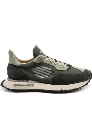BE POSITIVE Schoenen, Heren, Groen, 40 EU, Leer, Sneakers