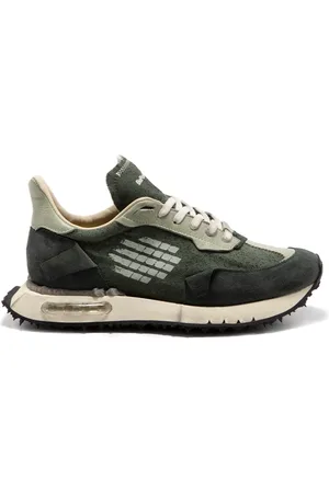BE POSITIVE Schoenen, Dames, Groen, 41 EU, Leer, Sneakers