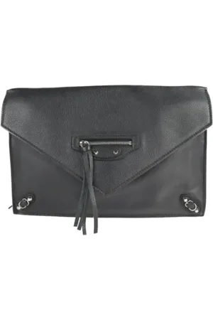 Balenciaga Pre-owned, Dames, Zwart, ONE Size, Leer, Pre-owned Leather clutches