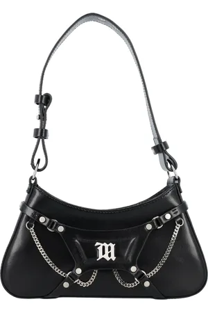 MISBHV Tassen, Dames, Zwart, ONE Size, Leer, Handbags