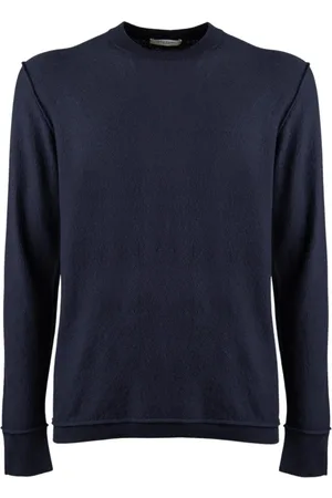 Paolo Pecora Sweatshirts & Hoodies, Heren, Blauw, S, Katoen, Trui