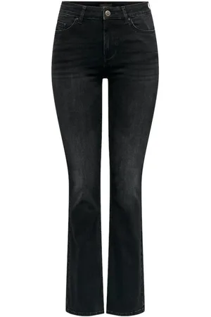 ONLY Jeans, Dames, Zwart, L L30, Denim, Slim-fit Jeans