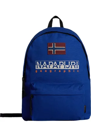 Napapijri Tassen, Dames, Blauw, ONE Size, Katoen, Backpacks