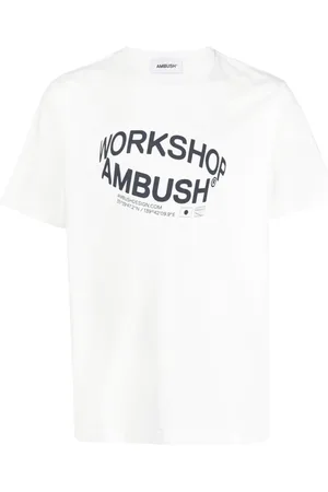 AMBUSH Tops, Heren, Wit, S, Katoen, T-Shirts