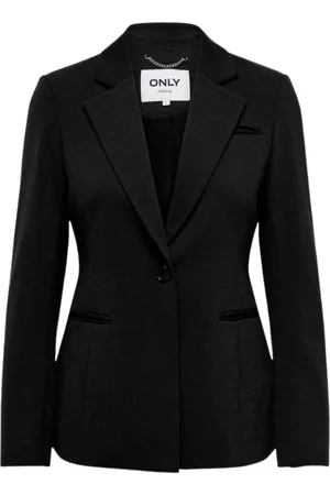 ONLY Jassen, Dames, Zwart, S, Leer, Jassen