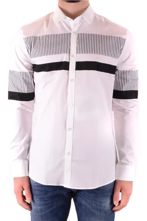 Les Hommes Overhemden, Heren, Wit, L, Overhemd