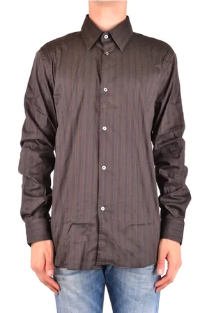 Costume National Overhemden, Heren, Bruin, L, Overhemd