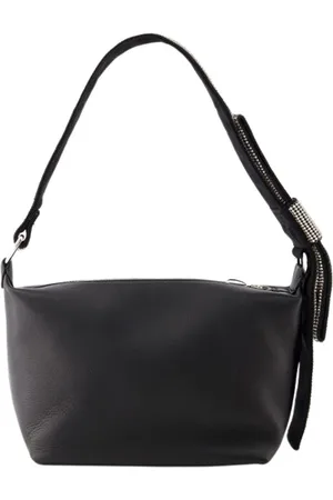KARA Tassen, Dames, Zwart, ONE Size, Katoen, Shoulder Bags
