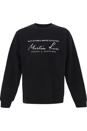 MARTINE ROSE Sweatshirts & Hoodies, Heren, Zwart, XL, Sweatshirt