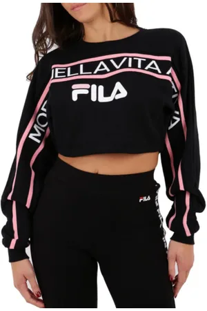 Fila Sweatshirts & Hoodies, Dames, Zwart, M, Katoen, Sweatshirt