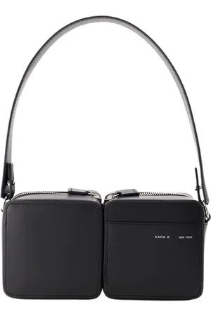 KARA Tassen, Dames, Zwart, ONE Size, Katoen, Shoulder Bags