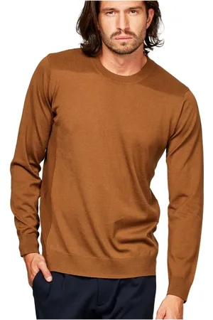 Paolo Pecora Sweatshirts & Hoodies, Heren, Bruin, L, GC Jersey voor de Sweatshirthirtshiral -verwerkingen