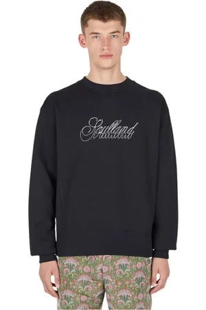 Soulland Sweatshirts & Hoodies, Heren, Zwart, XL, Katoen, Sweatshirt Hoodies