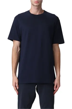 Paolo Pecora Tops, Heren, Blauw, L, T-Shirts