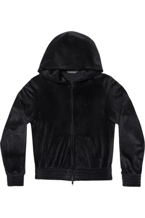 Balenciaga Sweatshirts & Hoodies, Dames, Zwart, S, Sweater met rits