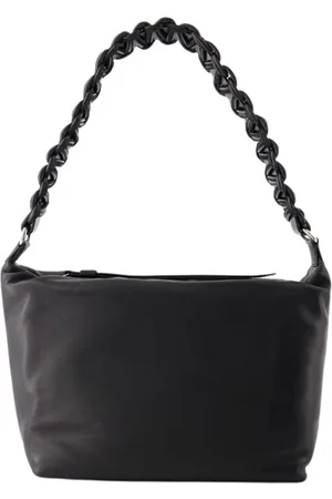 KARA Tassen, Dames, Zwart, ONE Size, Leer, Shoulder Bags