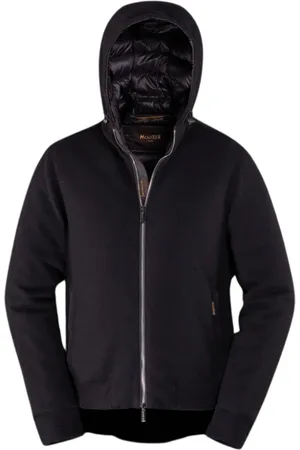 MOORER Jassen, Heren, Zwart, 4Xl, Kasjmier, Bomber Jassen