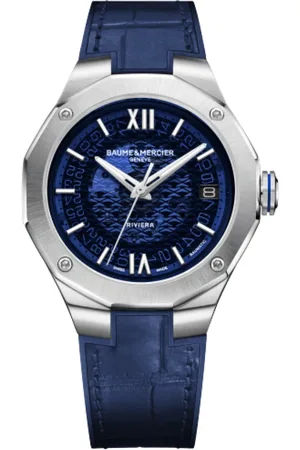 Baume et Mercier Accessoires, Heren, Blauw, ONE Size, Horloge
