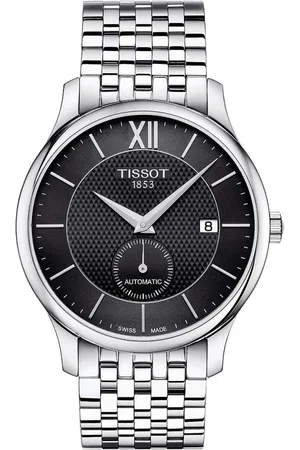 Tissot Accessoires, Heren, Zwart, ONE Size, Horloge Uomo - T0634281105800 - Traditie Automatisch Small Second