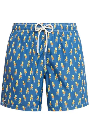 MC2 SAINT BARTH Badkleding, Heren, Blauw, L, Polyester, Shorts