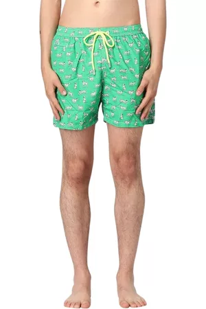 MC2 SAINT BARTH Badkleding, Heren, Groen, XL, Polyester, Shorts