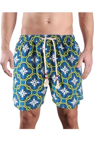 MC2 SAINT BARTH Badkleding, Heren, Blauw, 2Xl, Polyester, Shorts