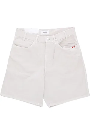 AMISH Korte broeken, Heren, Wit, W29, Denim, Denim Shorts
