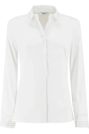 PESERICO SIGN Blouses & Shirts, Dames, Wit, L, Katoen, Shirts