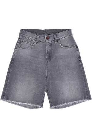 Vision Of Super Korte broeken, Heren, Grijs, W32, Denim, Denim Shorts