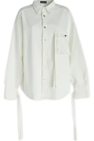 ANDREA ADAMO Blouses & Shirts, Dames, Wit, S, Shirts