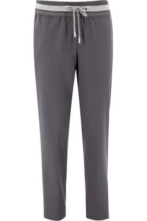 PANICALE Broeken, Dames, Zwart, M, Wol, Straight Broeken