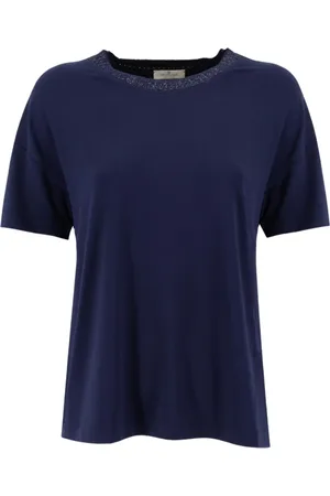PANICALE Tops, Dames, Blauw, S, T-Shirts